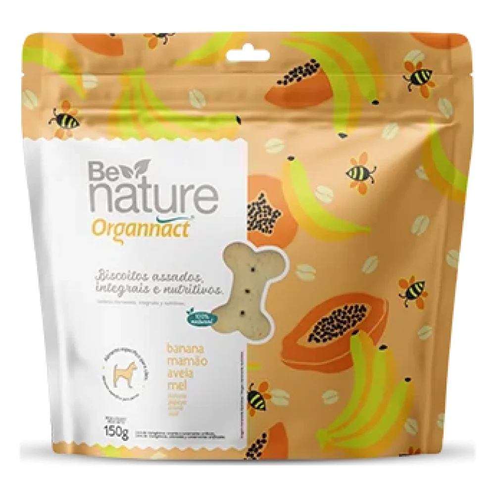Be nature - banana, mamão, aveia e mel