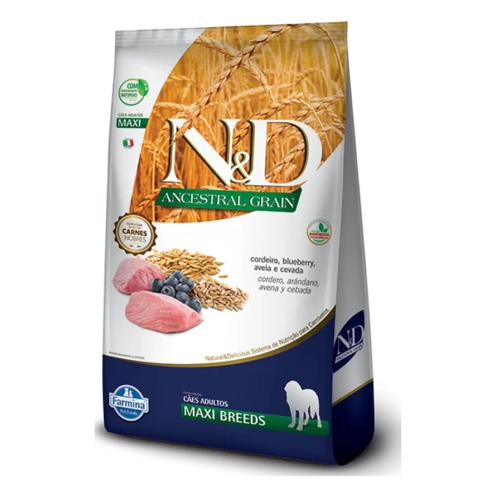 N&D Ancestral Canine Cordeiro Adult Maxi
