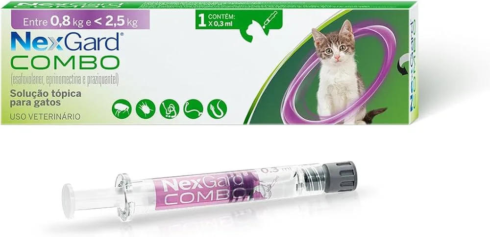 NexGard Combo solução tópica para gatos