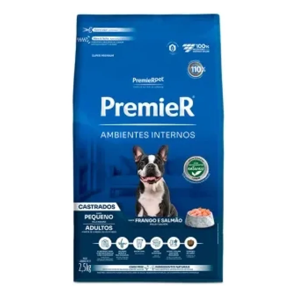 PremieR Ambientes Internos Castrados – Cães Adultos