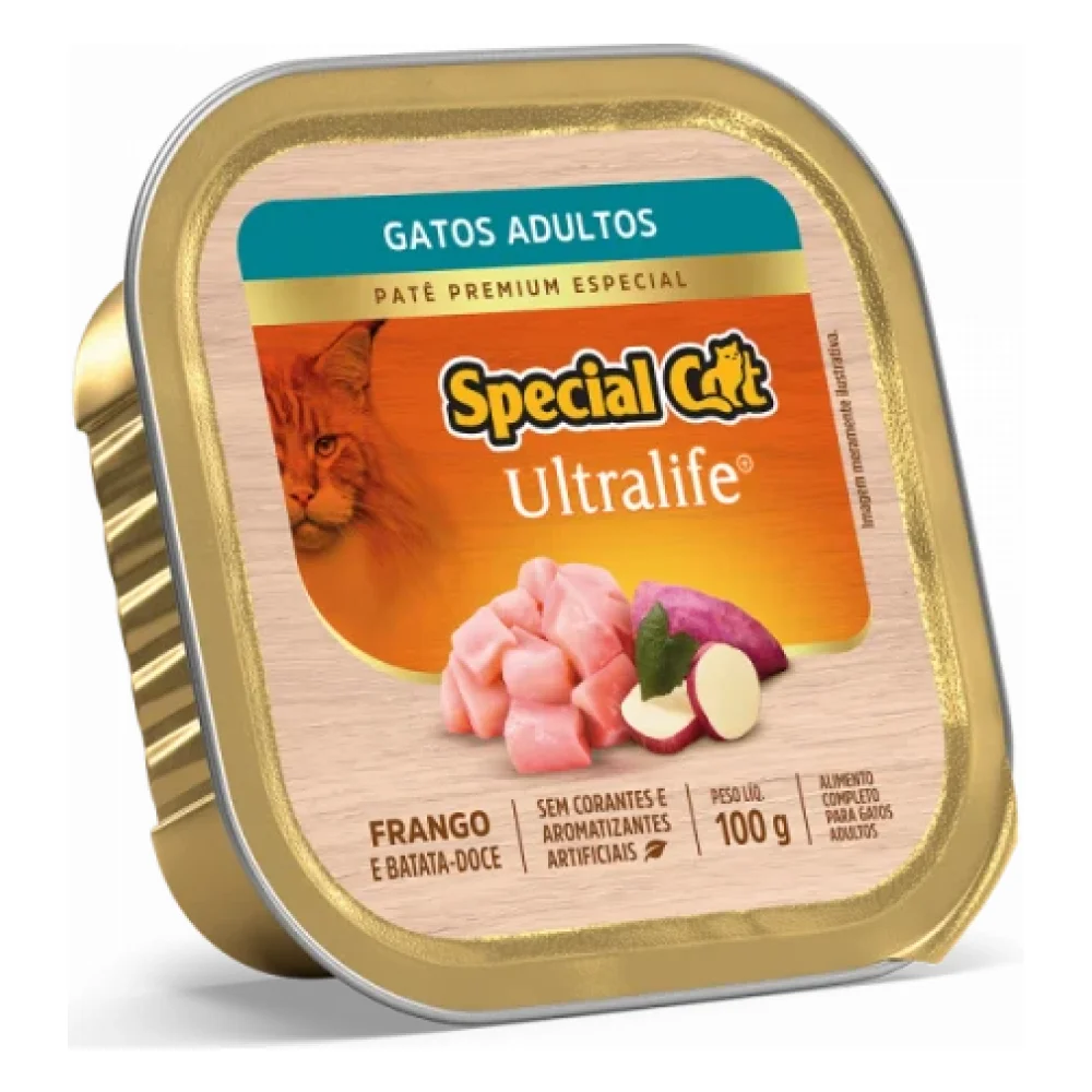 Special Cat Ultralife Patê Adultos Sabor Frango