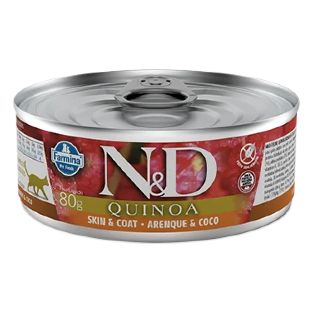 N&D Wet Feline Quinoa Arenque & Coco