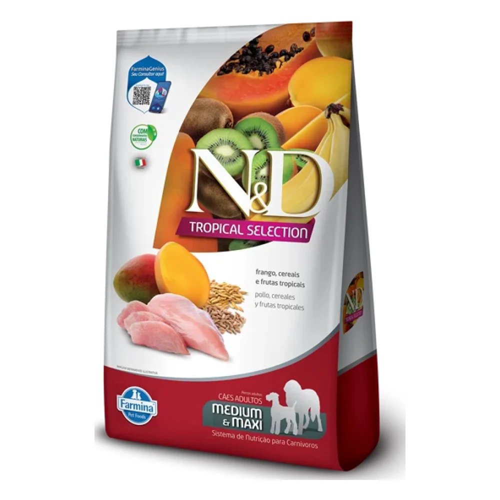 N&D Tropical Selection Canine Adult Frango Medium & Maxi