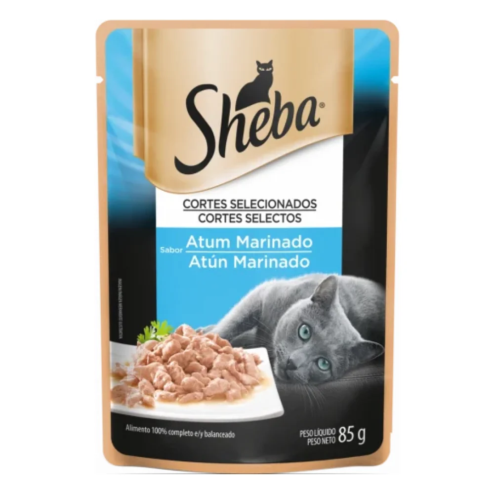 SHEBA® Cortes Selecionados Sabor Atum Marinado