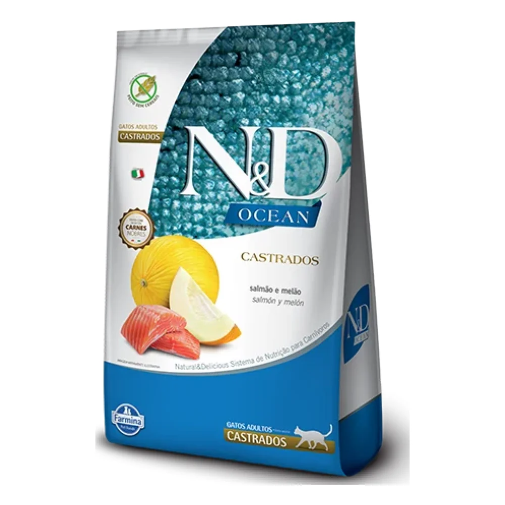 N&D Ocean Feline Salmão Adult Castrados