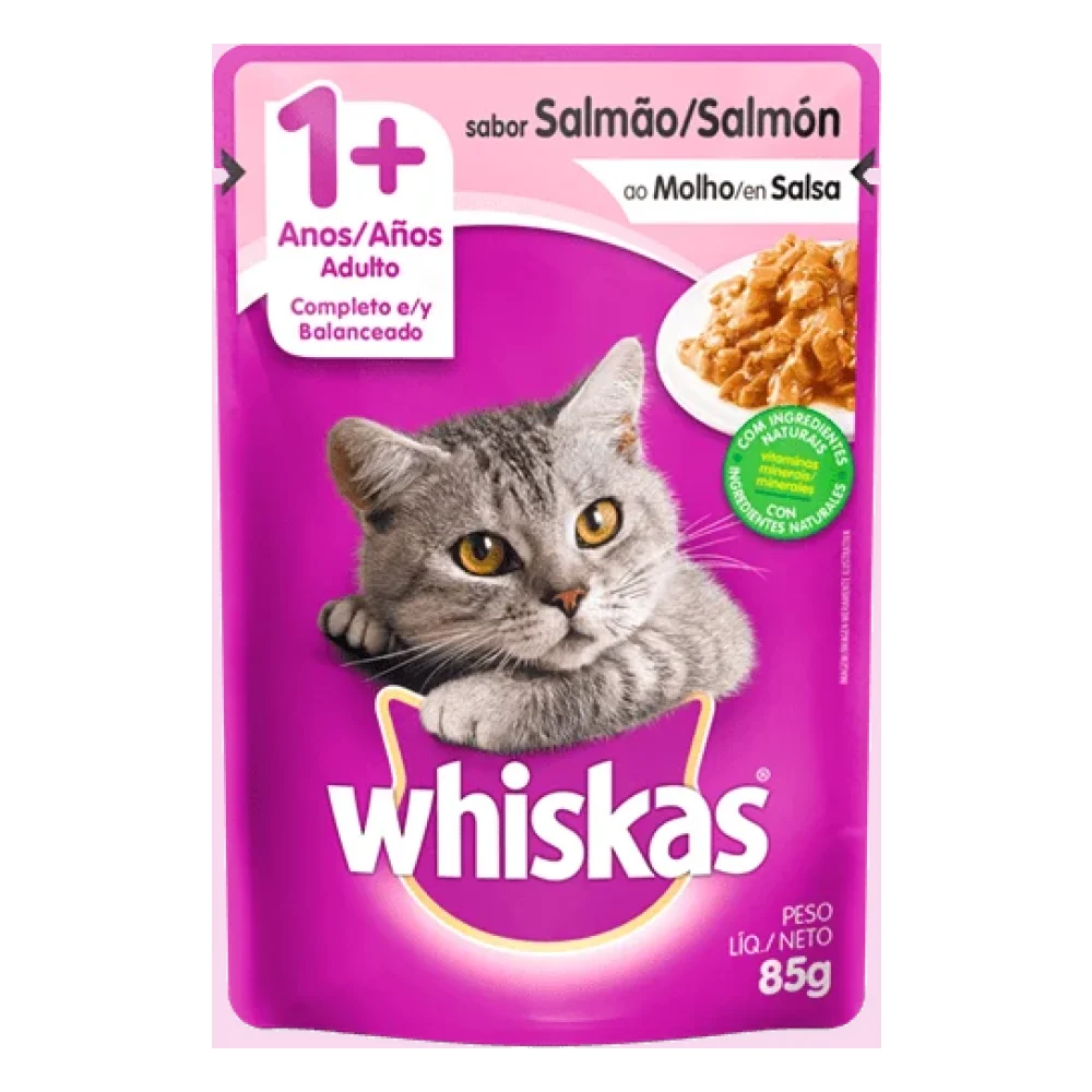 Whiskas® Adulto Sabor Salmão ao Molho