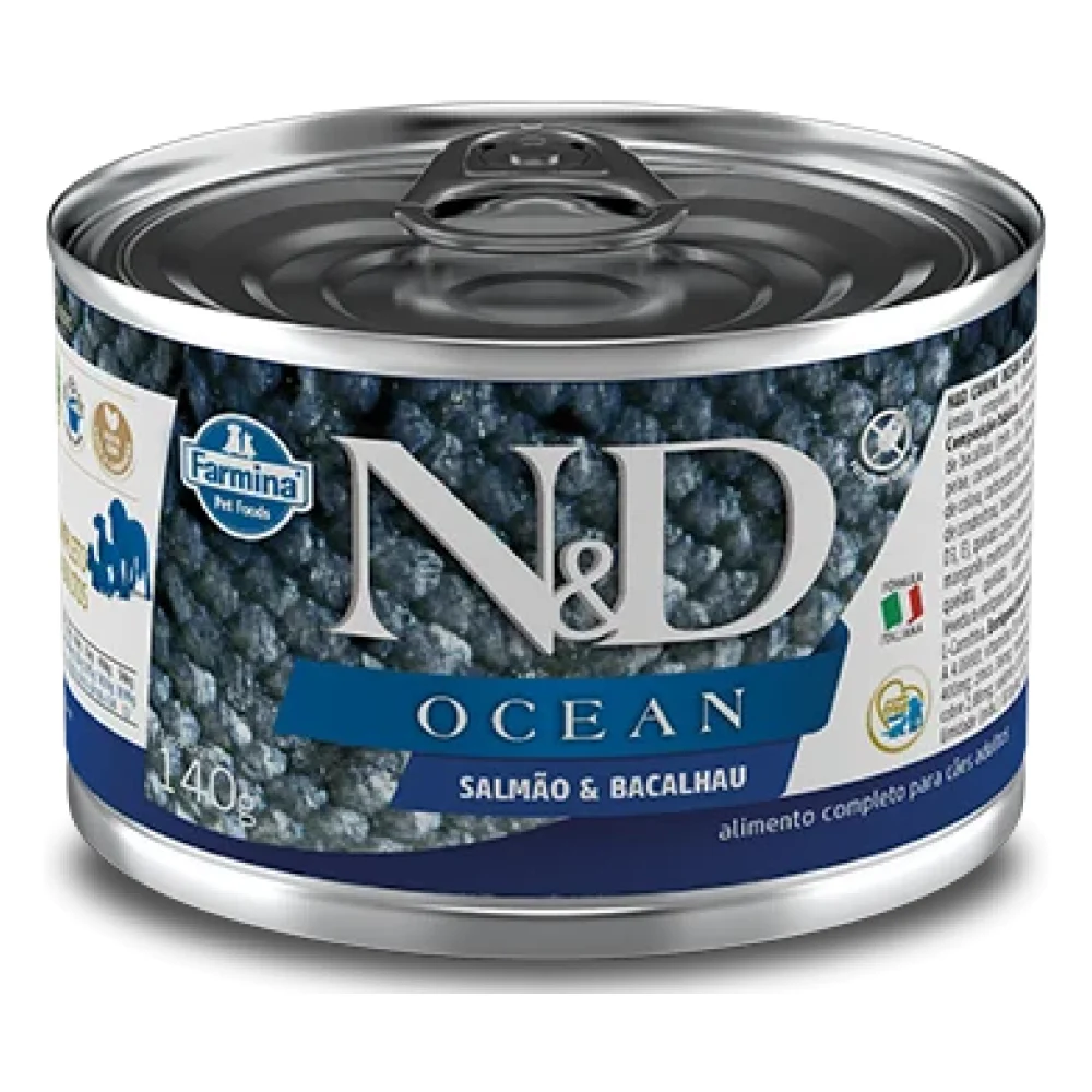 N&D Wet Canine Ocean Salmão e Bacalhau