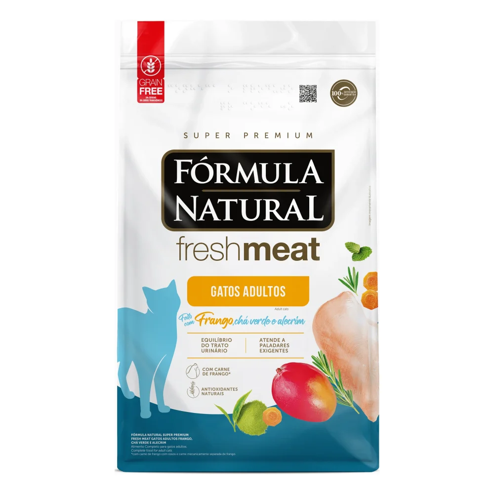 Fórmula Natural Life Gatos Adultos Salmão e Frango