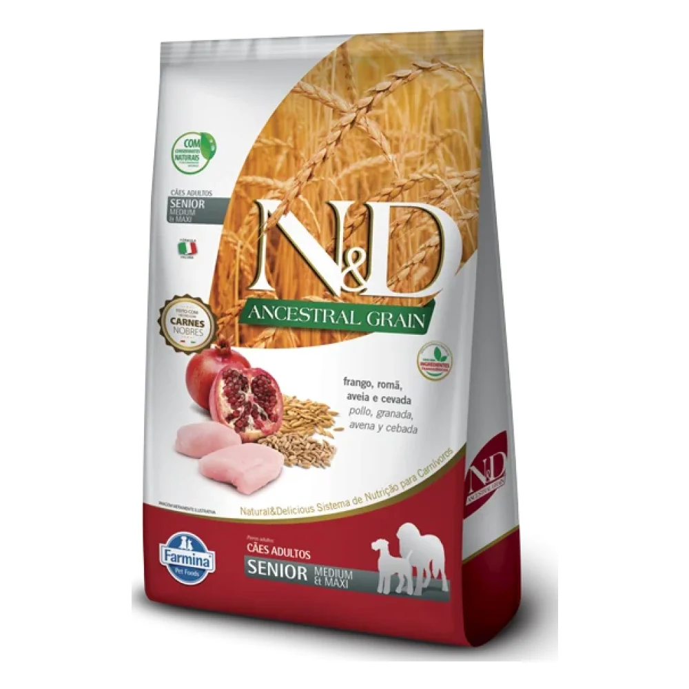 N&D Ancestral Canine Frango Senior Medium & Maxi