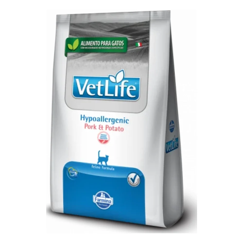 Vet Life Natural Feline Hypoallergenic Pork & Potato