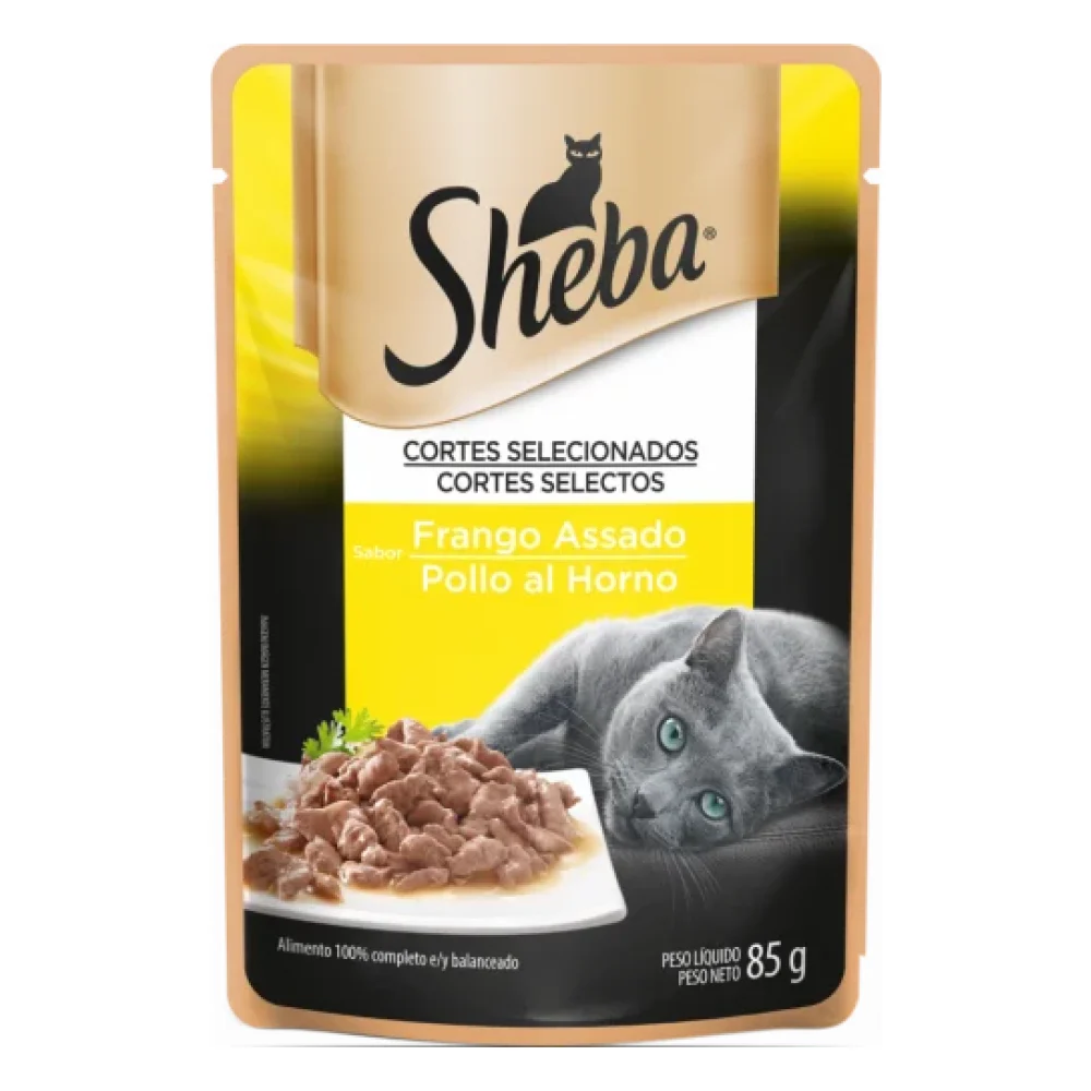 SHEBA® Cortes Selecionados Sabor Frango Assado