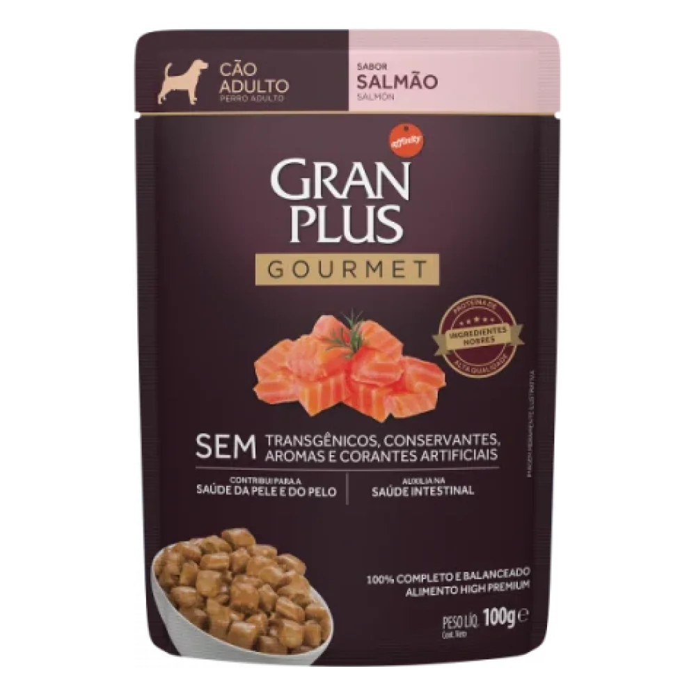 GranPlus Sachê Gourmet Cão Adulto Salmão
