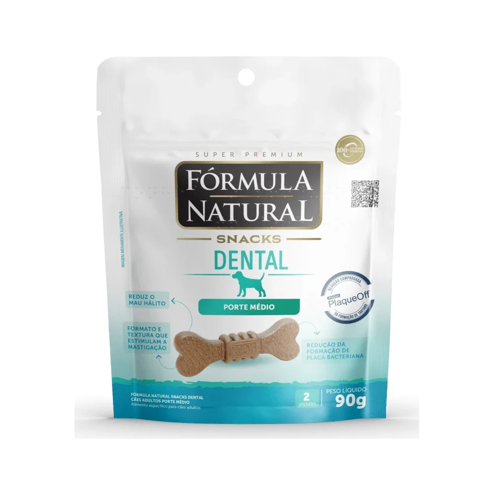 Fórmula Natural Snacks Dental Cães Adultos Porte Médio