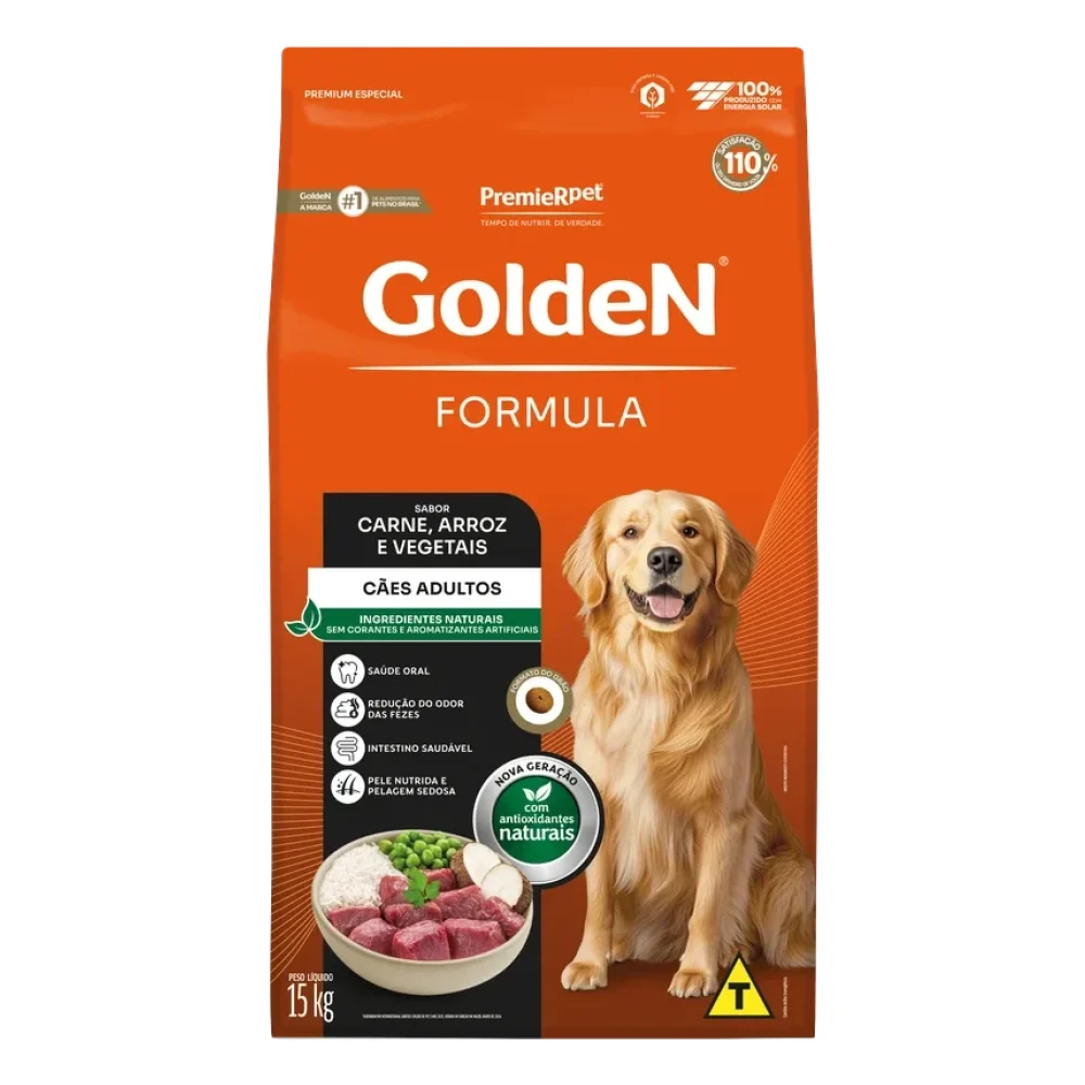 Golden Formula Adultos Carne & Arroz