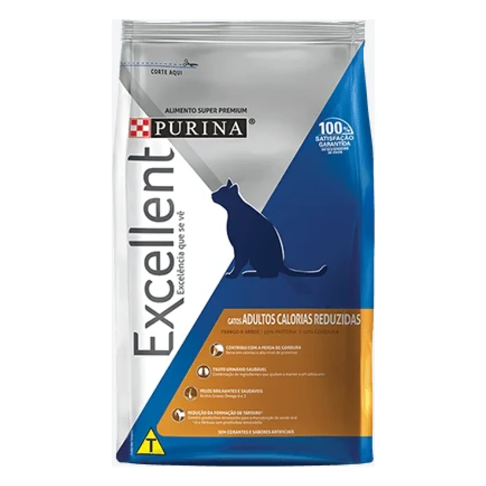 Purina® Excellent Gatos Adultos Calorias Reduzidas