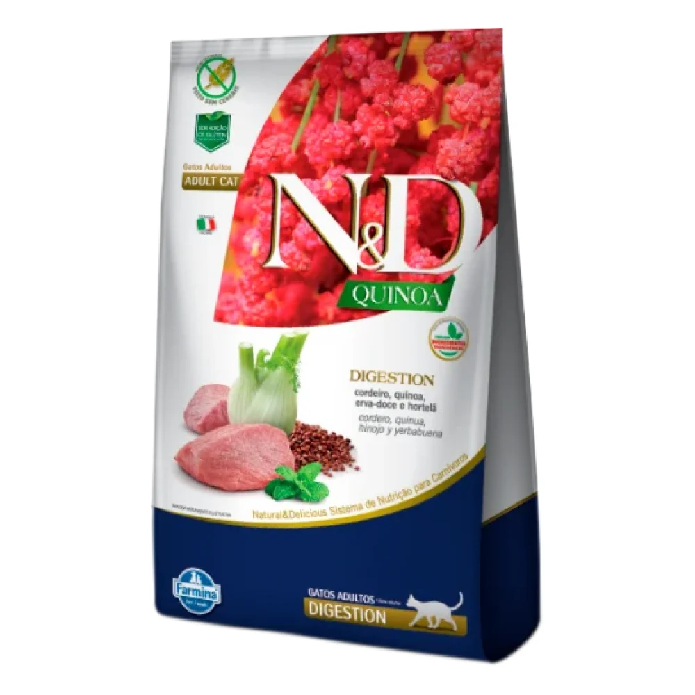 N&D Quinoa Feline Digestion Cordeiro