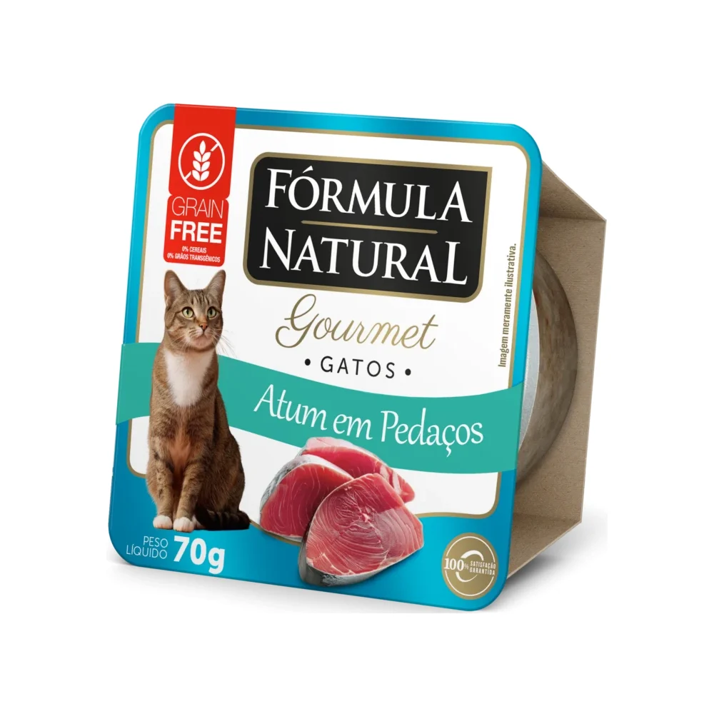Fórmula Natural Gourmet Gatos Atum em Pedaços