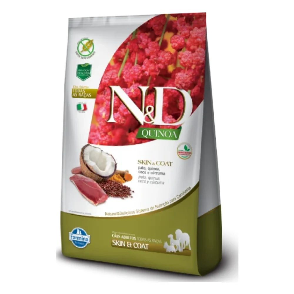N&D Quinoa Canine Skin & Coat Pato