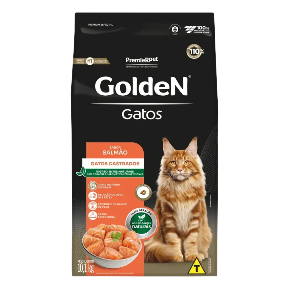 Golden Gatos Castrados Salmão