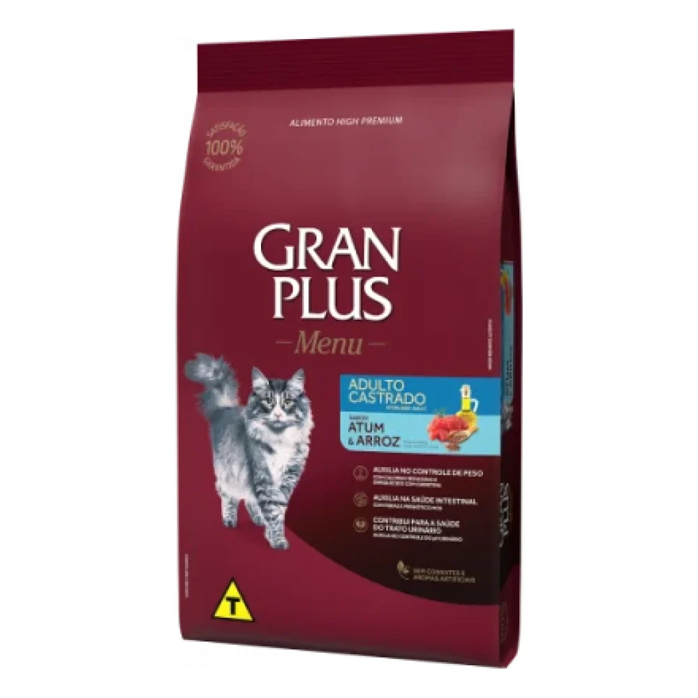 GranPlus Menu Gato Castrado Atum e Arroz