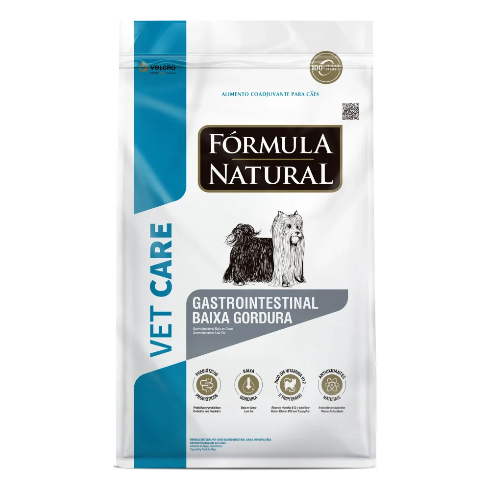 Fórmula Natural Vet Care Gastrointestinal Baixa Gordura Cães