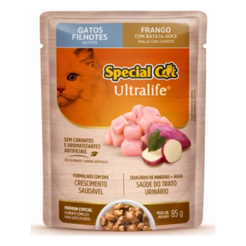Sachê Special Cat Ultralife Filhotes Sabor Frango