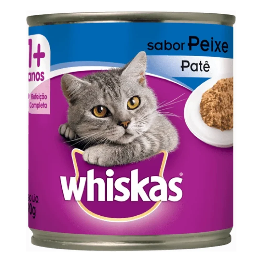 Whiskas® Lata Patê Sabor Peixe