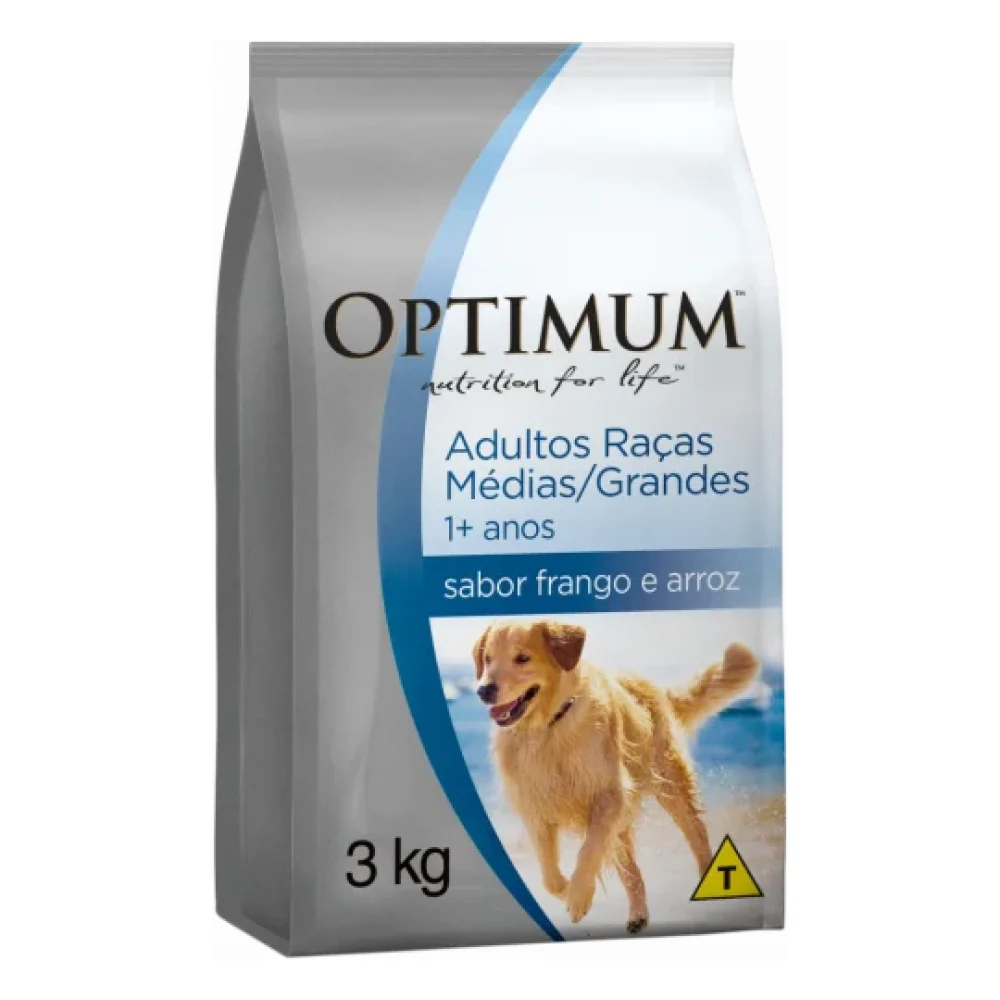 OPTIMUM™ Cães Adultos de Raças Médias e Grandes - Frango e Arroz