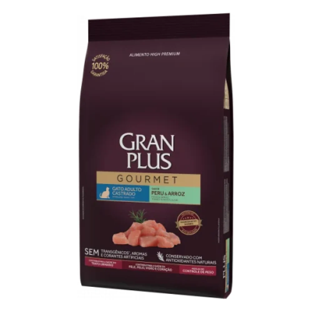 Granplus Gourmet Gato Adulto Castrado Sabor Peru & Arroz