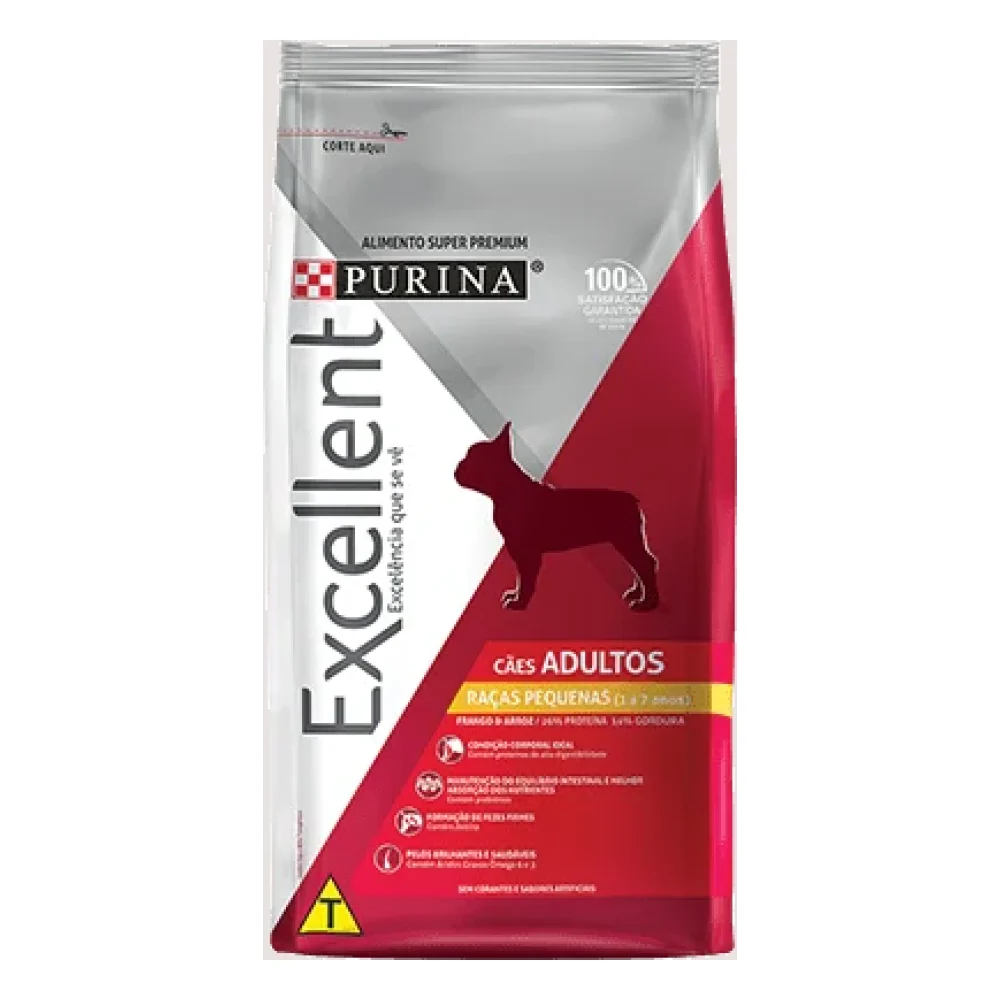 Purina® Excellent Cães Adultos Raças Pequenas