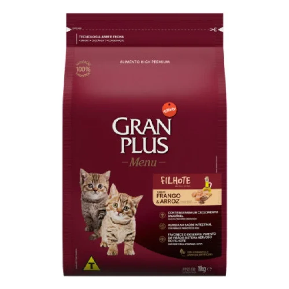 GranPlus Menu Gato Filhote Frango e Arroz