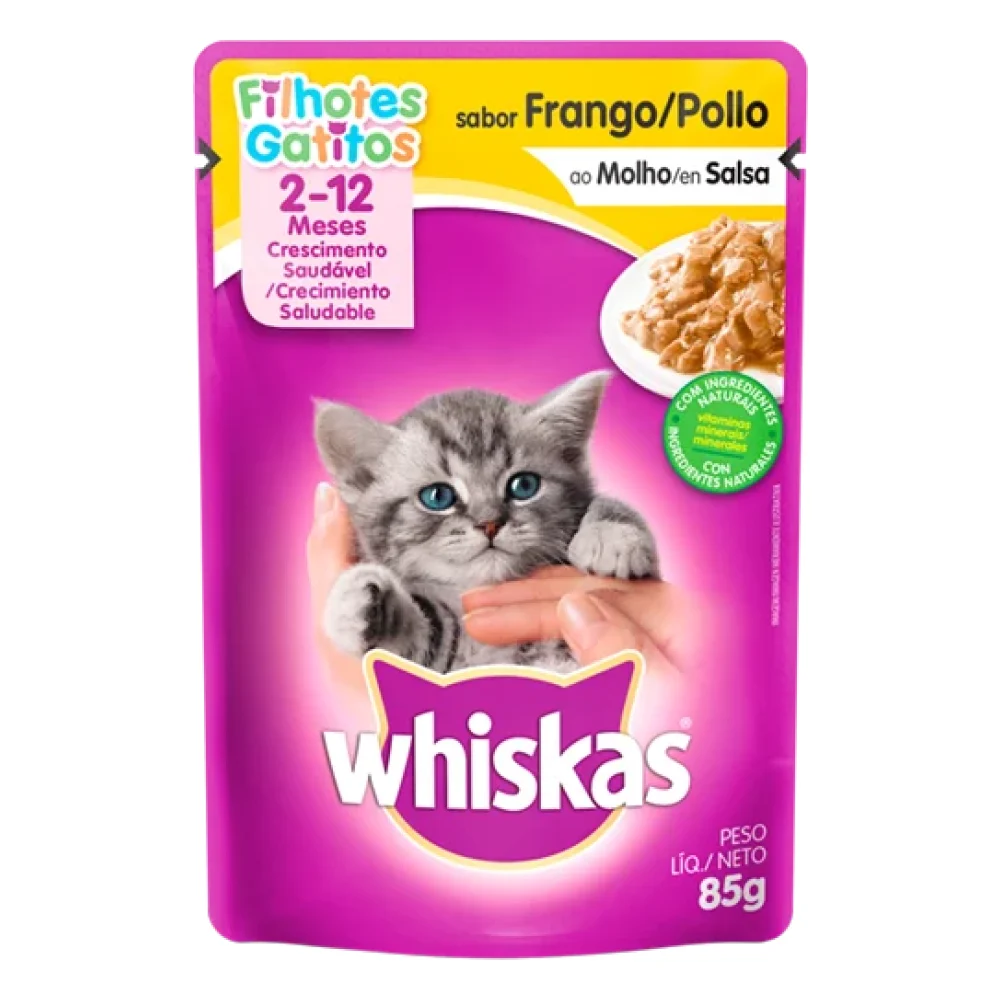 Whiskas® Filhotes Sabor Frango ao Molho