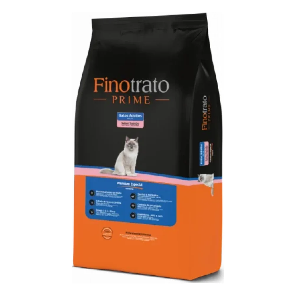 Finotrato Prime Salmão Gatos Adultos