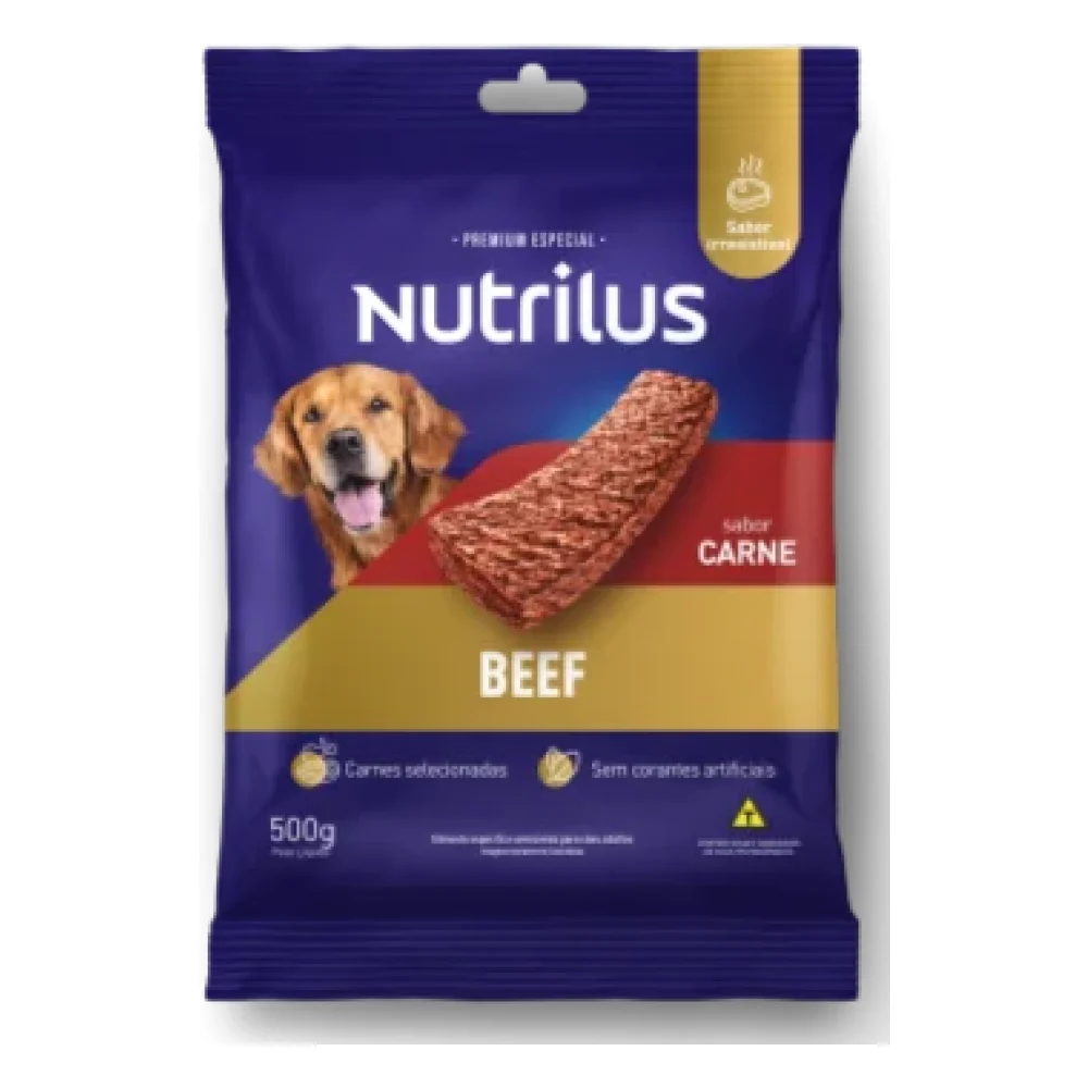 Bifinho Nutrilus para Cães Adultos Sabor Carne