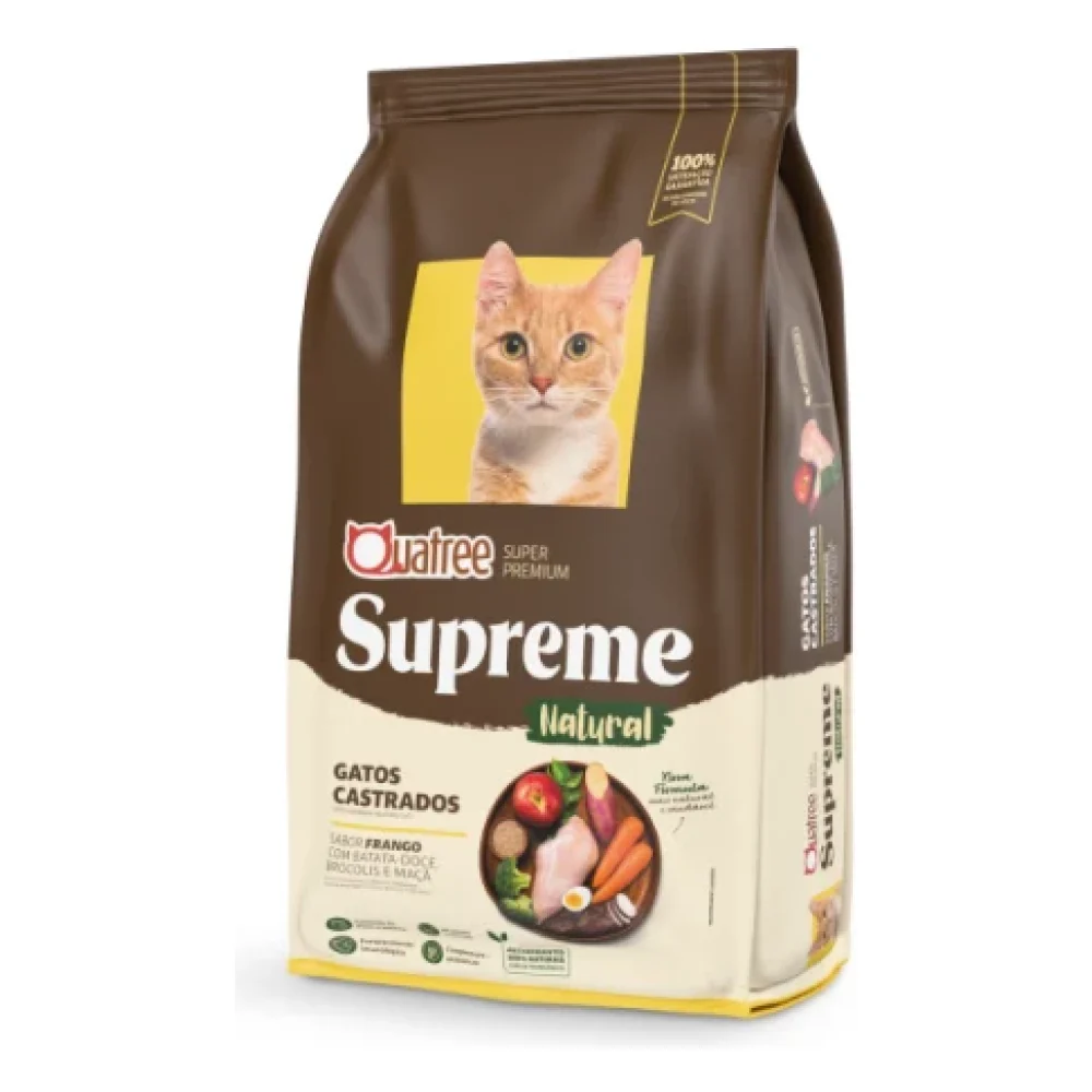 Quatree Supreme Gatos Castrados Frango