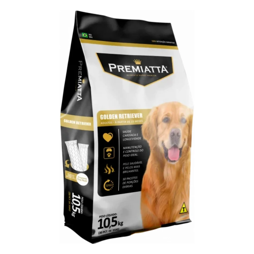 Premiatta Raças Específicas Adulto Golden Retriever