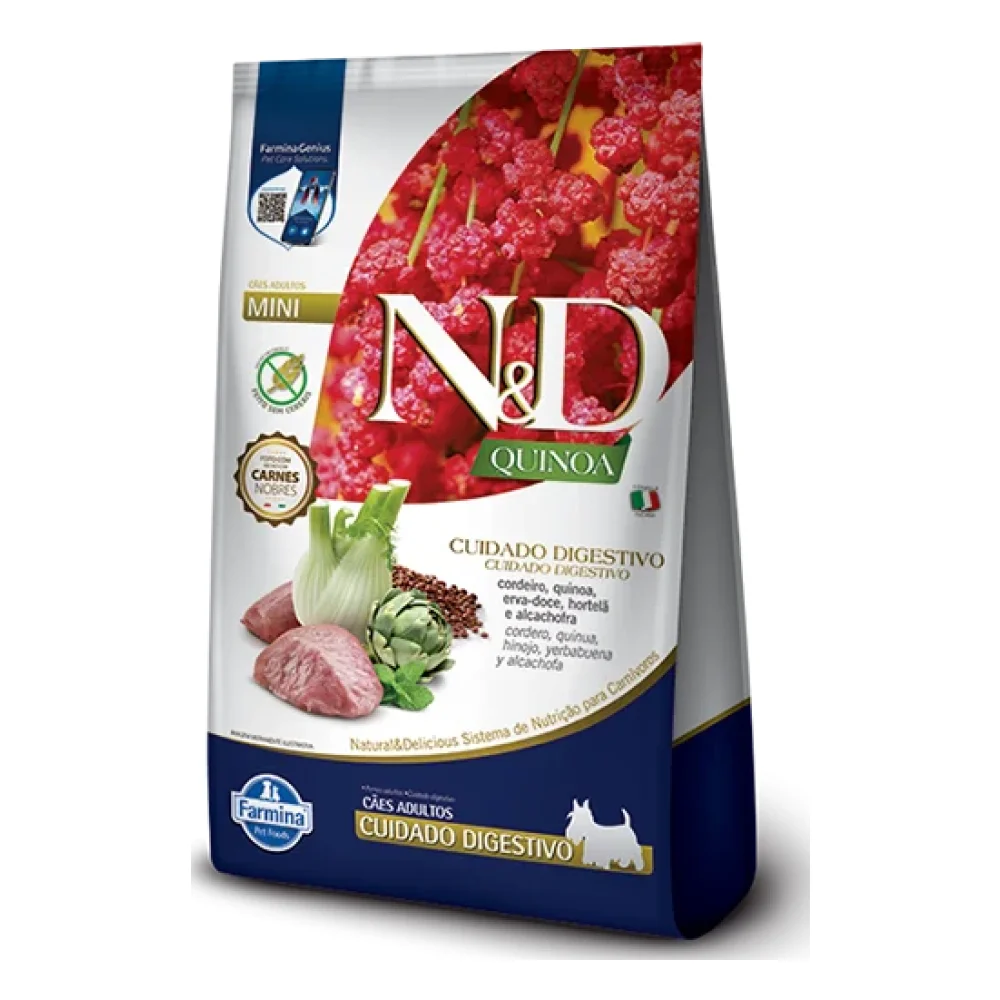 N&D Quinoa Canine Digestion Cordeiro