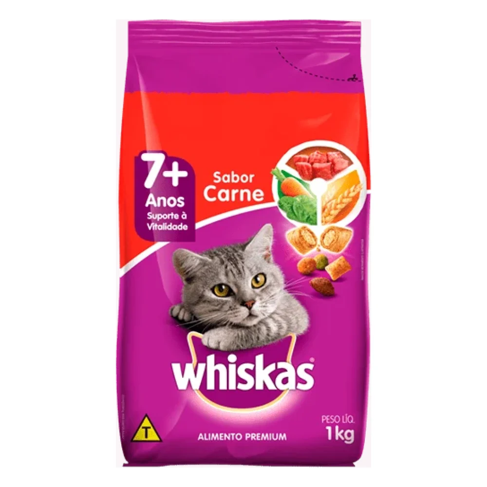 Whiskas® Sabor Carne para Adulto 7+
