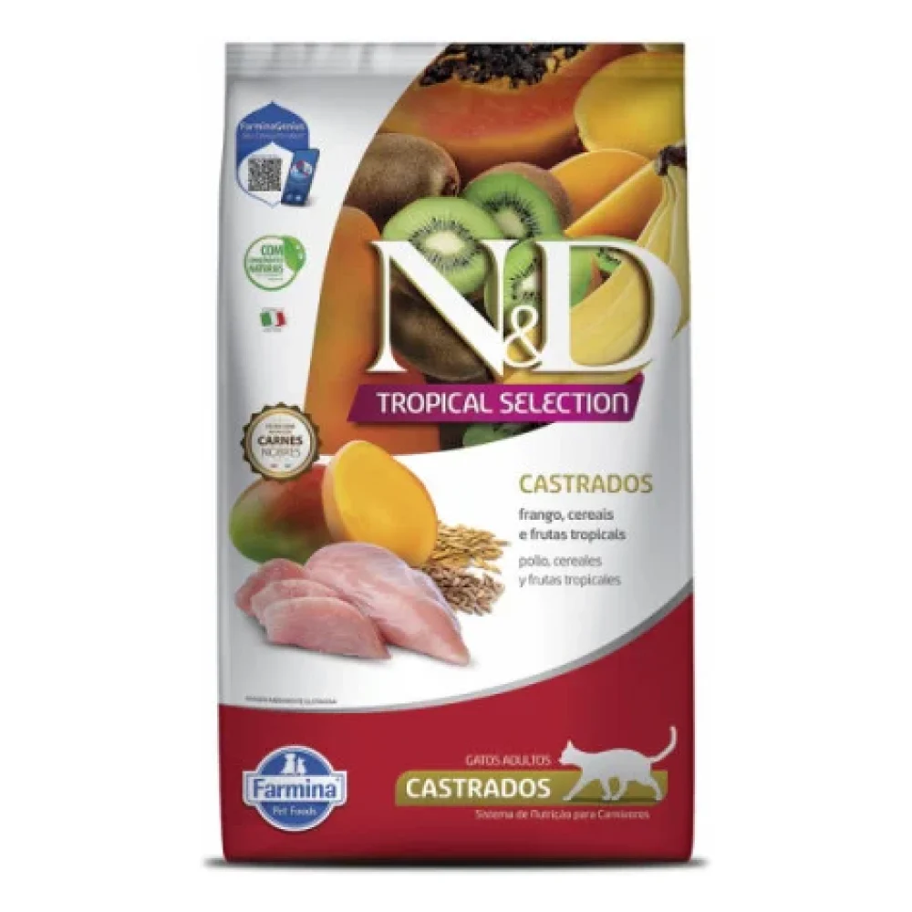 N&D Tropical Selection Feline Frango Adult Castrados