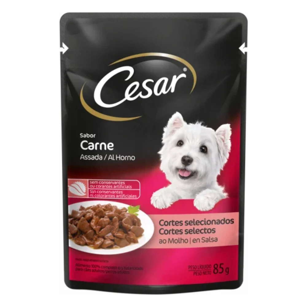 CESAR® Cortes Selecionados Sabor Carne Assada ao Molho