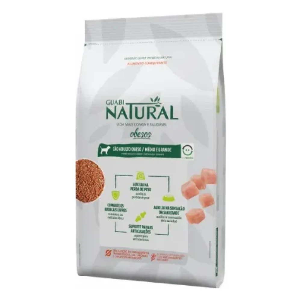 Guabi Natural Cão Adulto Obeso Porte Médio
