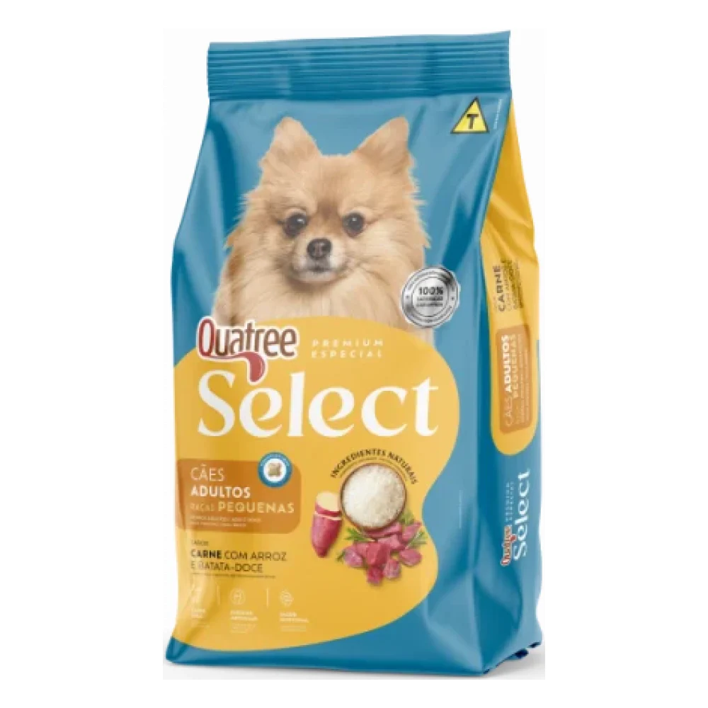 Quatree Select Adultos Raças Pequenas Carne