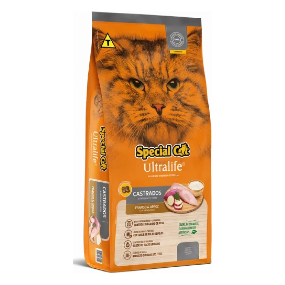 Special Cat Ultralife Castrados Frango e Arroz