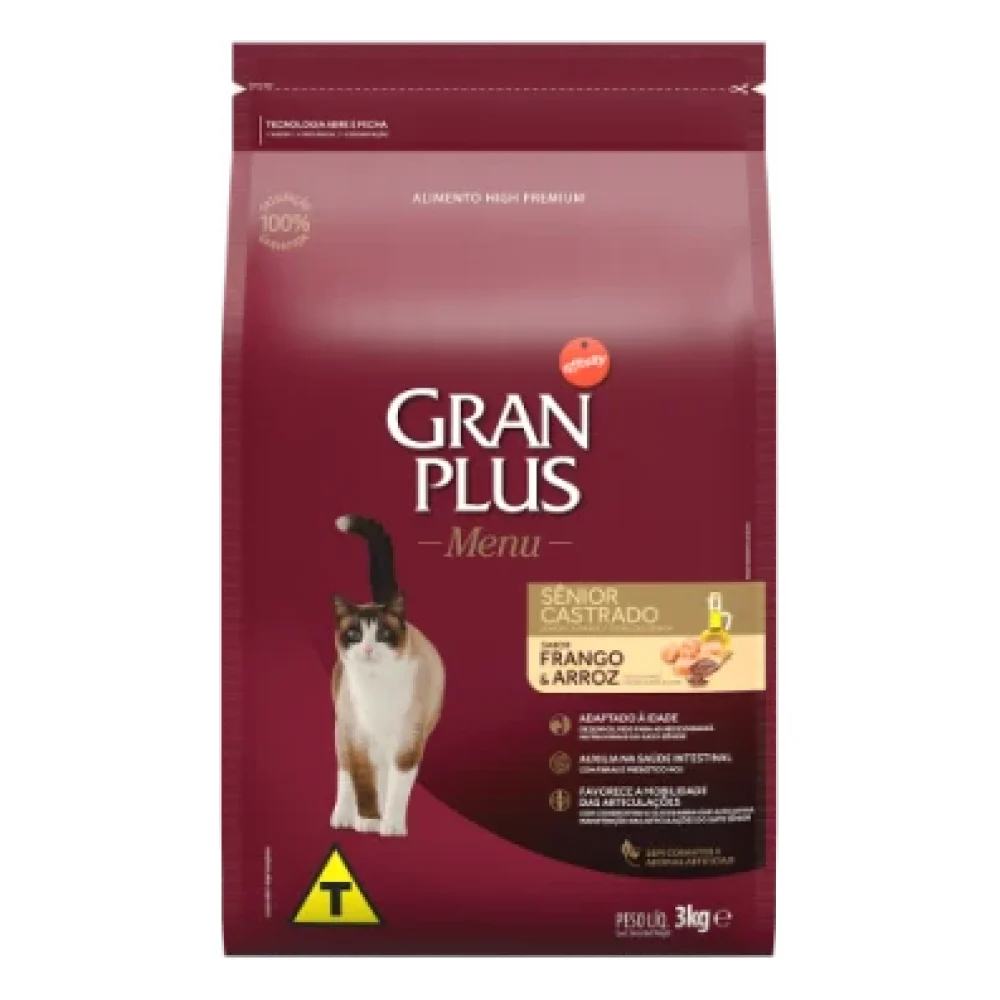 GranPlus Menu Gato Sênior Castrado