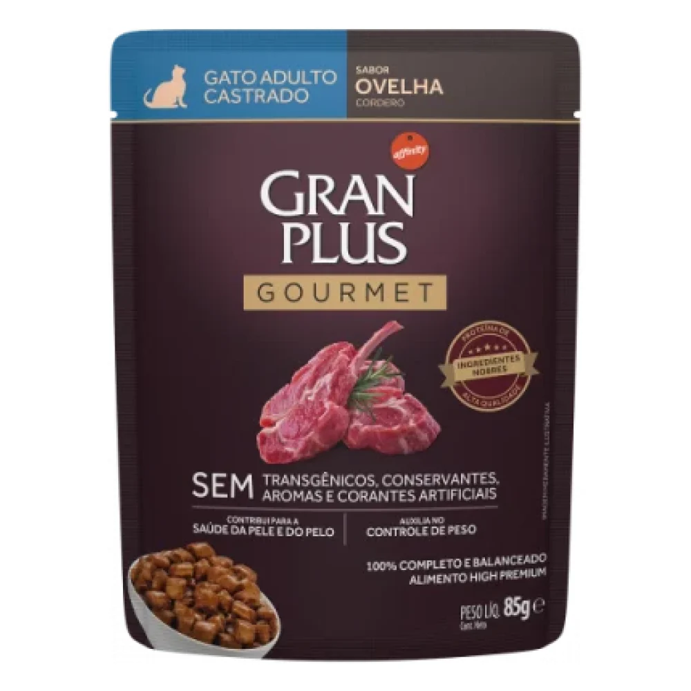 GranPlus Sachê Gourmet Gato Castrado Ovelha