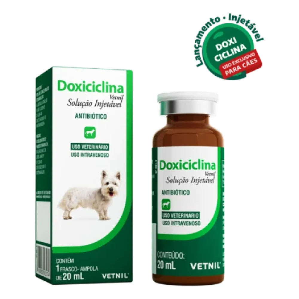 Doxiciclina Vetnil Solução Injetável