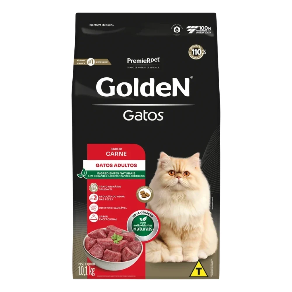 Golden Gatos Adultos Carne