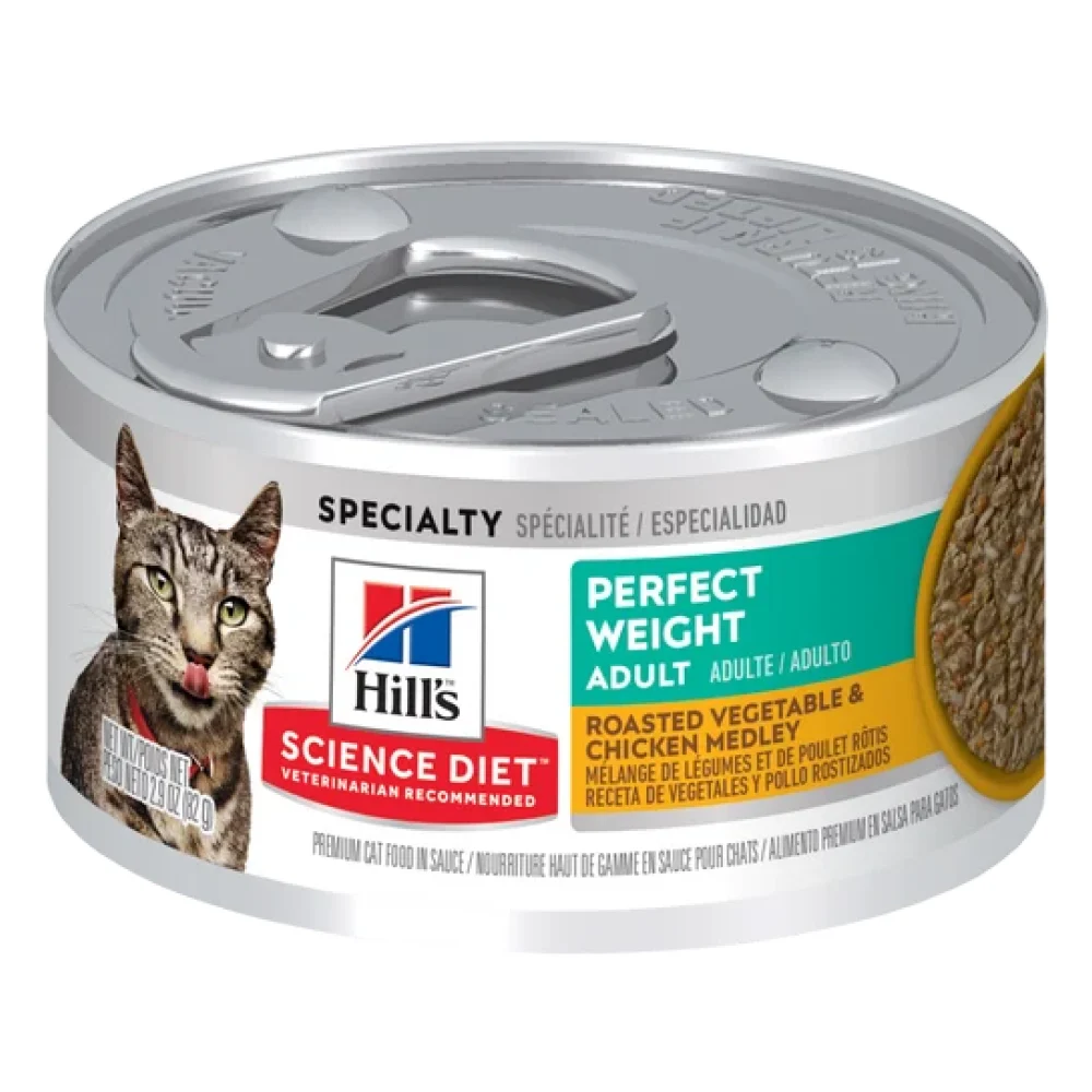 Hill’s Science Diet Specialty Feline Adult Perfect Weight Roasted Vegetable & Chicken Medley - Wet