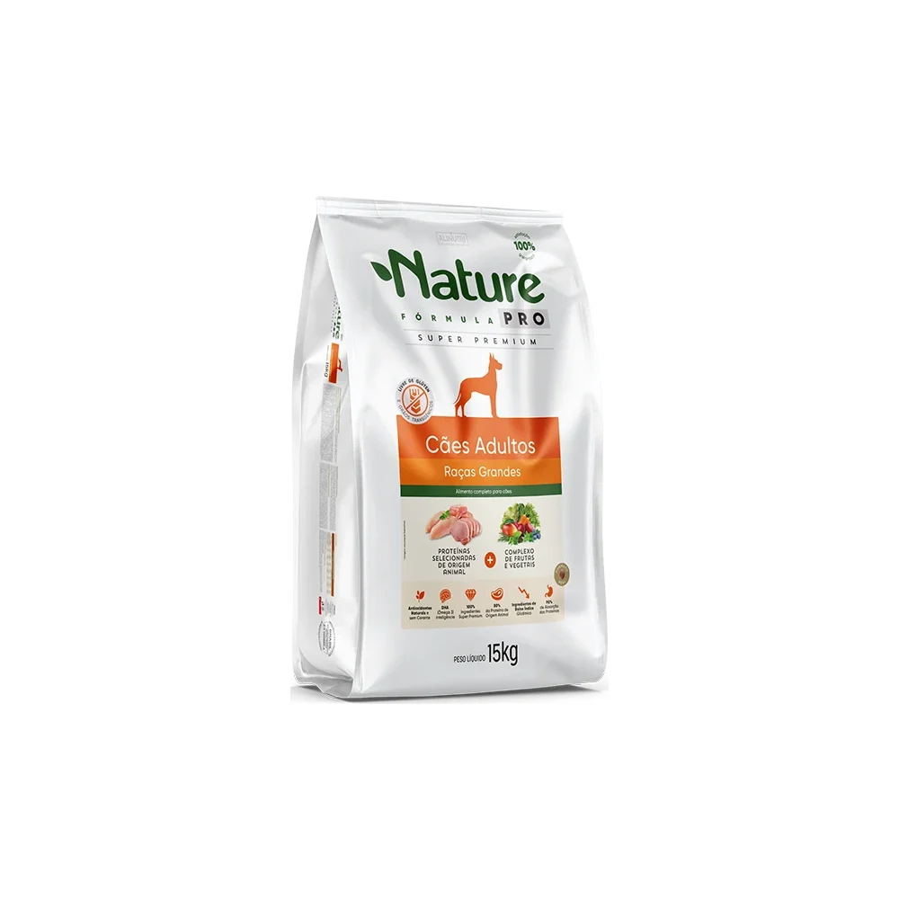 Alinutri Nature Fórmula PRO Cães Adultos Raças Grandes