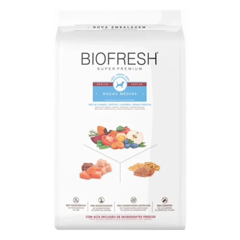 Biofresh Super Premium para Cães Sênior Raças Médias